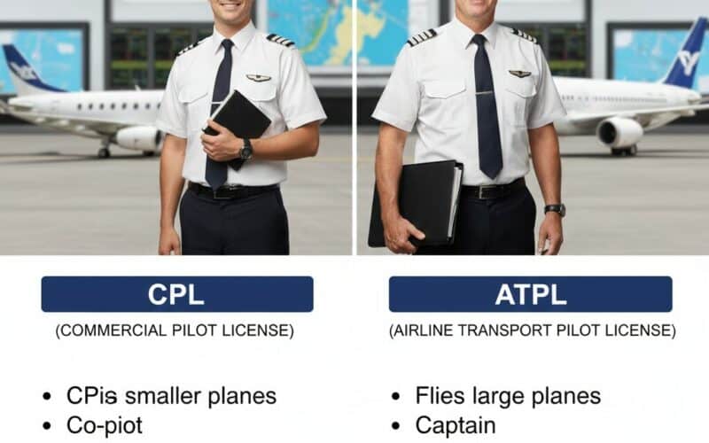 ATPL Vs CPL Difference – Which Pilot License Is Better For Airlines?