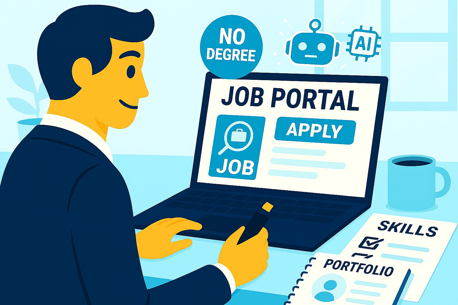 Apply for Jobs Without a Degree – Step-by-Step Guide