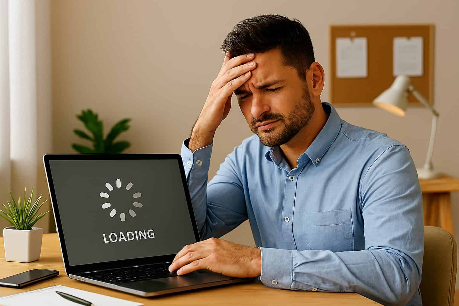 how to apply for jobs when the website is slow