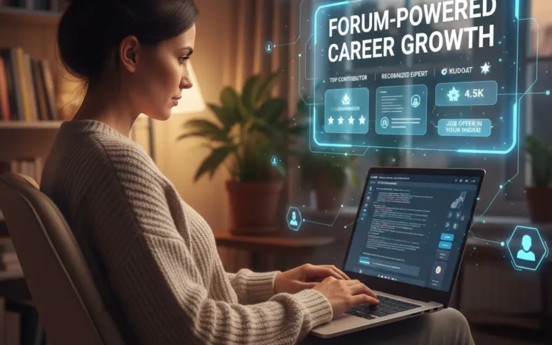 Careers Built Through Online Forums Not Social Media