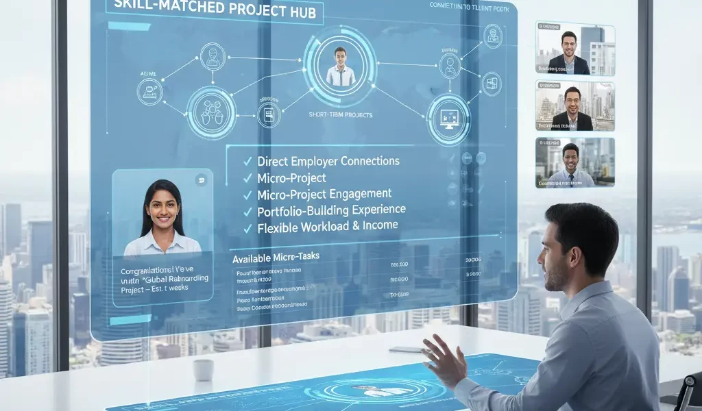 Careers Built Through Temporary Skill Matching Platforms