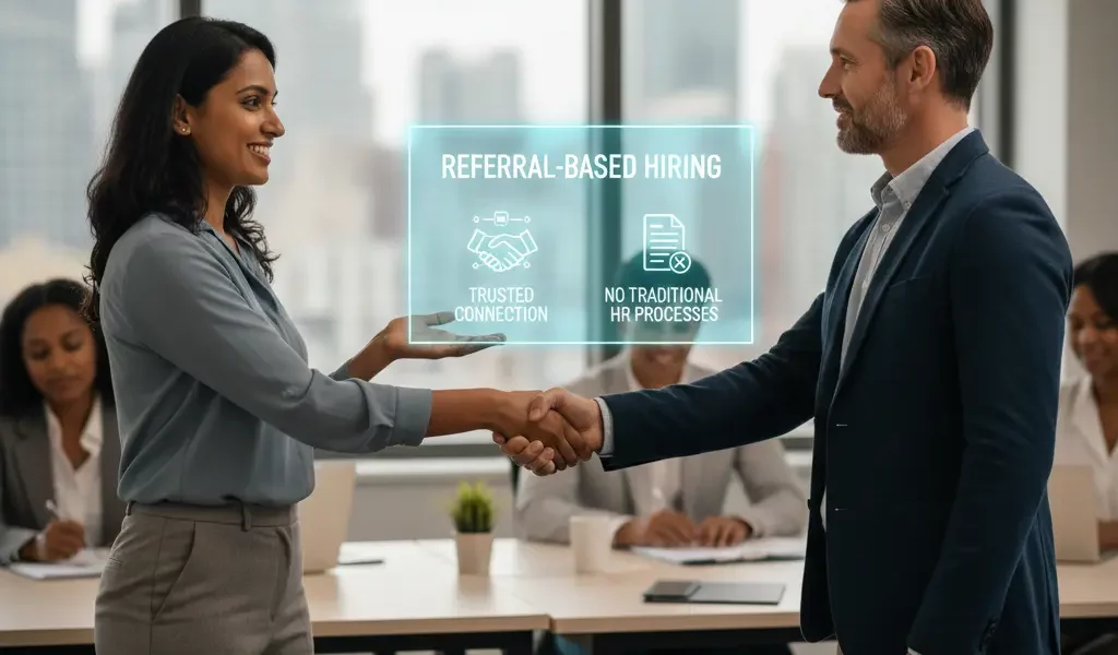 Careers That Start Through Referral Chains Not HR