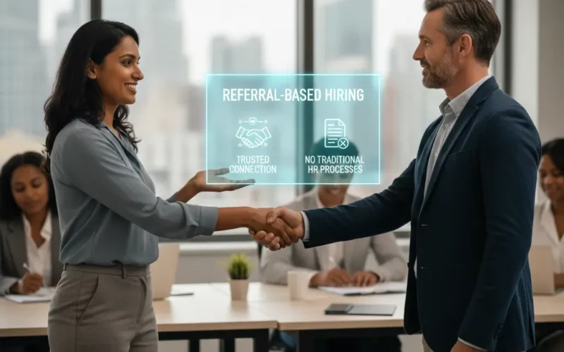 Careers That Start Through Referral Chains Not HR