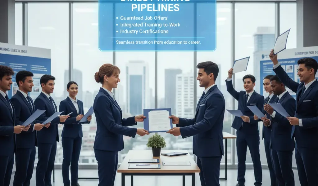 Countries Where Employers Hire From Training Centers Only