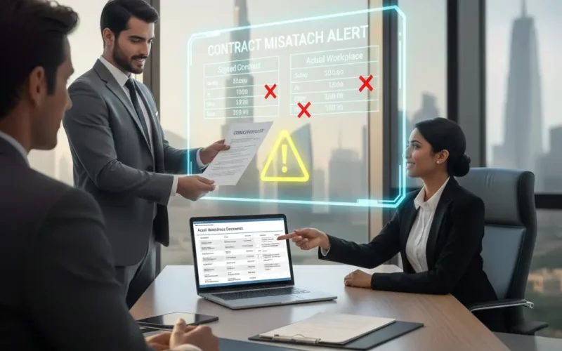 How To Handle Contract Mismatch After Joining Job