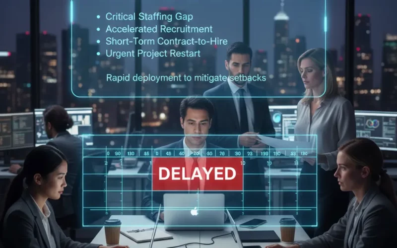 Jobs That Open Only When Projects Are Delayed