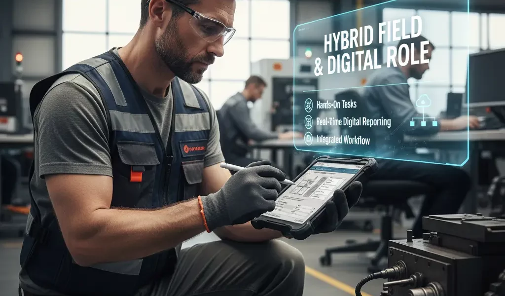 Roles That Combine Physical Work With Digital Reporting