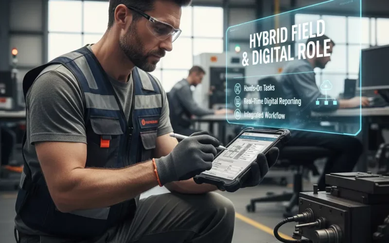 Roles That Combine Physical Work With Digital Reporting